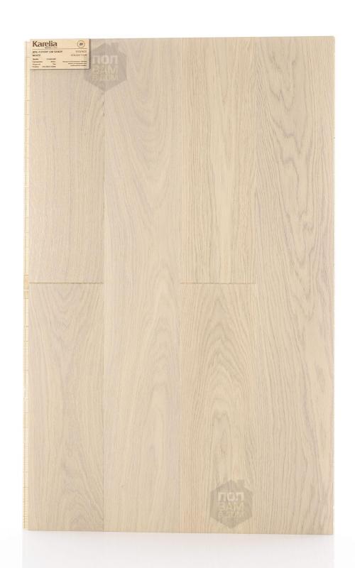 Паркетная доска Karelia Дуб 4 STORY 138 SANDY WHITE