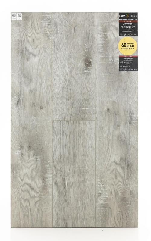 SPC ламинат Damy Floor Дуб Рустикальный Cерый TCM369-28